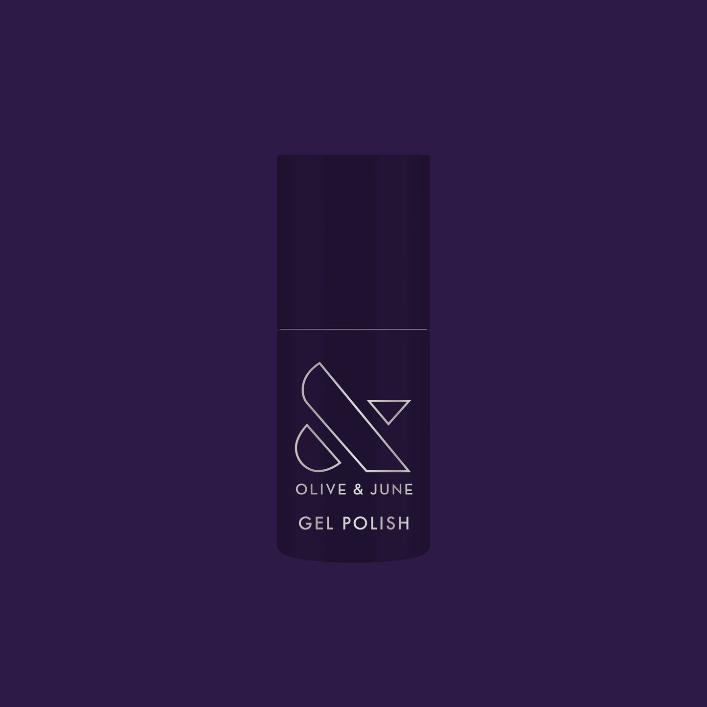 SD - Gel polish bottle in a deep plum shade for an elegant, long-lasting mani by Olive and June