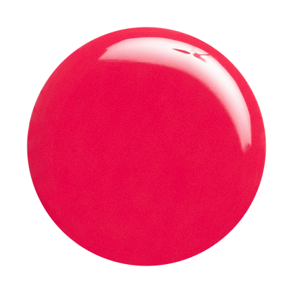 Diner Date vibrant hot pink gel polish with a smooth, shiny finish for a bold at-home manicure option